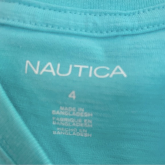 NWT Nautica Girls Beach Vibes Only Foil Graphic T-Shirt - Picture 4 of 6